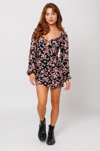 August Long Sleeve Mini Dress