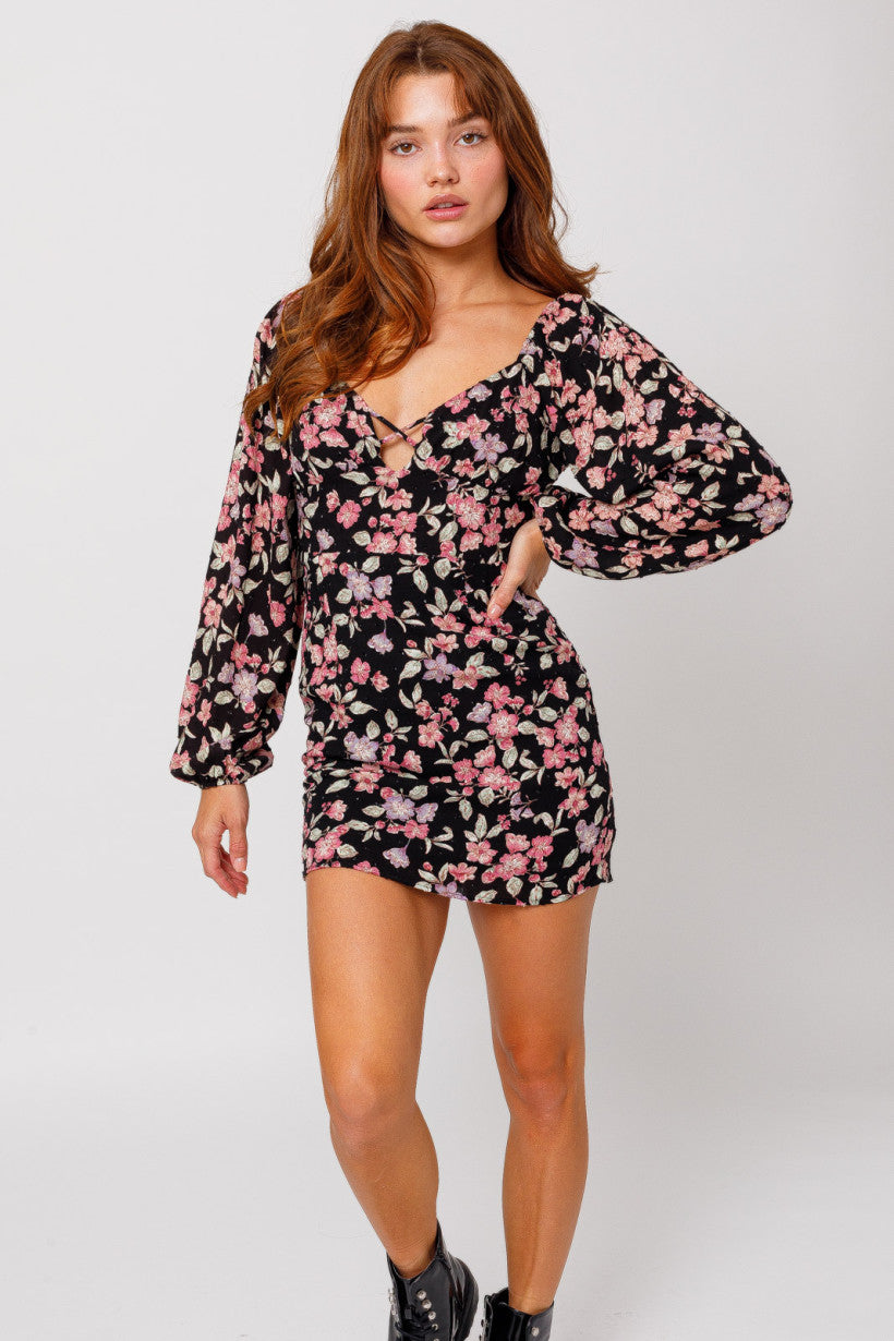 August Long Sleeve Mini Dress SALE