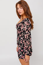 August Long Sleeve Mini Dress