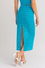 Pouring Heat Knit Midi Skirt
