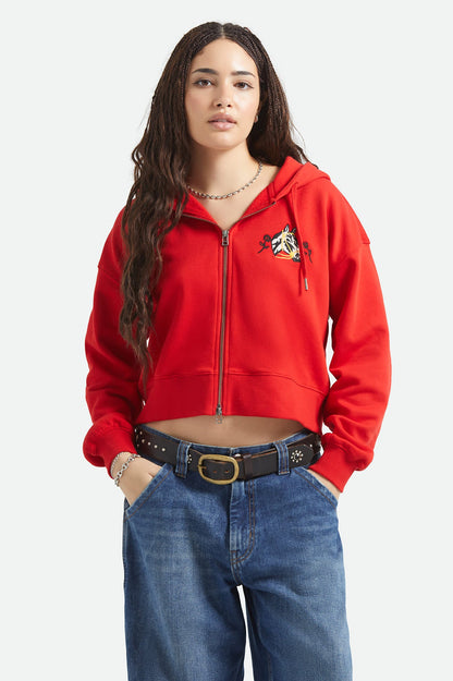 Trophy Horse Crop Hoodie