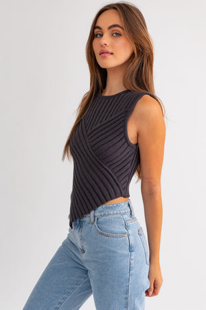 Lords and Ladies Scarf Hem Tank