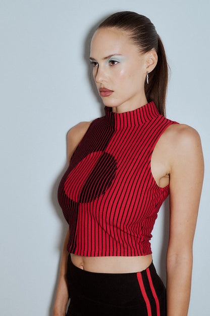 Sleeveless Crop Top