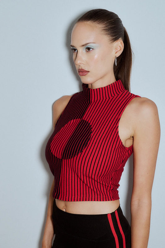 Sleeveless Crop Top