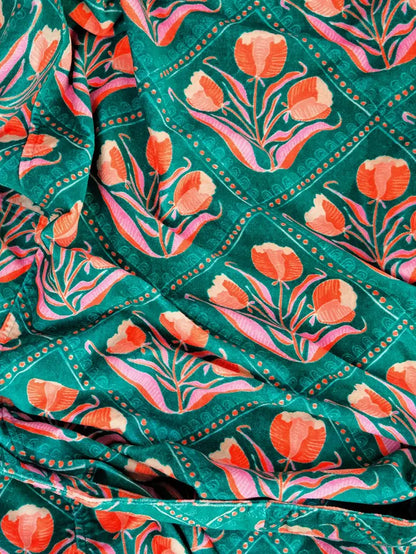 Winnie Velvet Reversible Robe