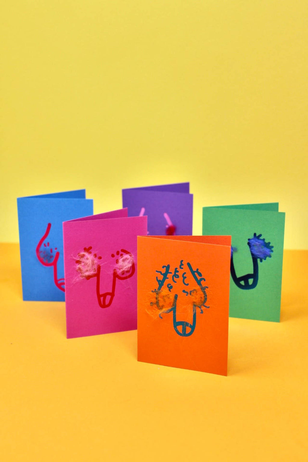 Hairy Balls Mini Card