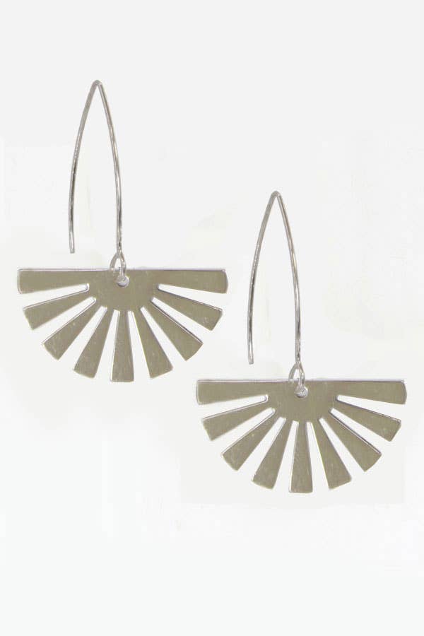 Semi Sunny Silver Earrings