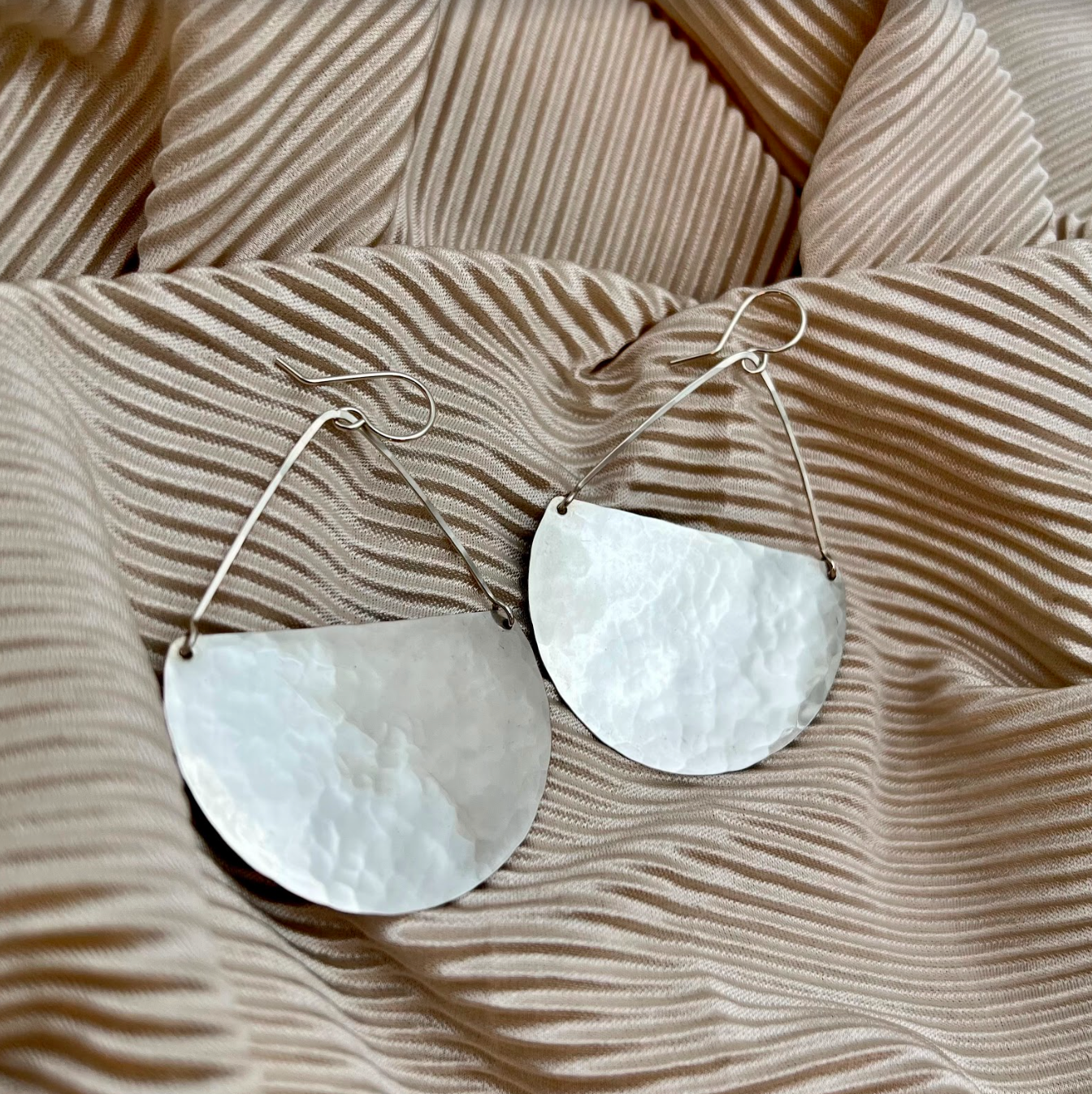 Handmade Rounded Edge Earrings