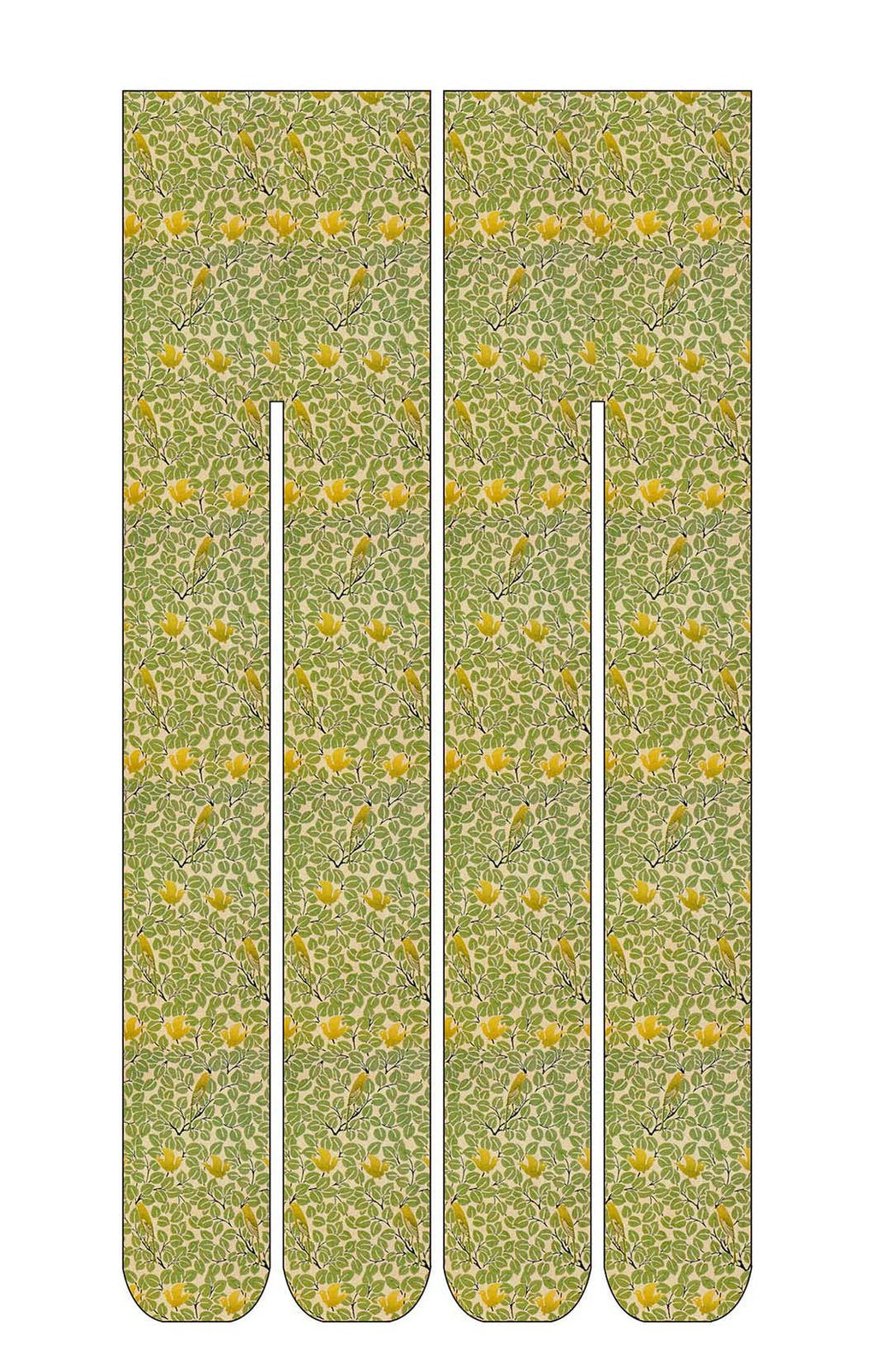 BIRD IN THE FOREST  by WILLIAM MORRIS PRINTED TIGHTS