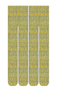 BIRD IN THE FOREST  by WILLIAM MORRIS PRINTED TIGHTS