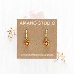 Sonoma Rose Huggie Hoops