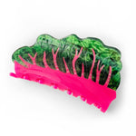 Glowing Swiss Chard Hair Claw