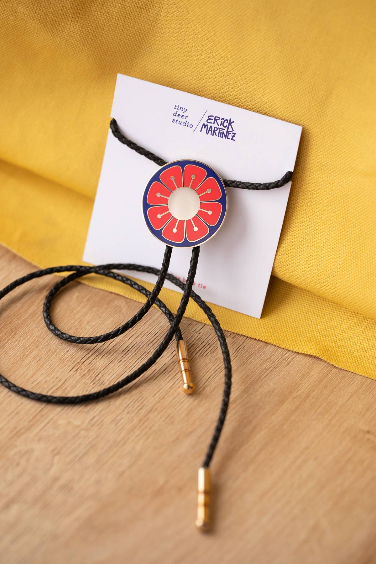 Bold Floral Bolo Tie
