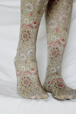 CORN COCKLE Printed Art Tights