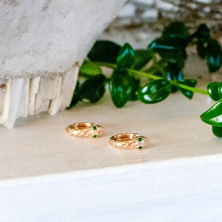 On a Plane 18k Earrings