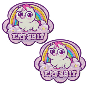 Eat Shit Rainbow Cloud Nipple Pasties