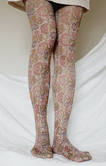 17th Century Panel Printed Tights