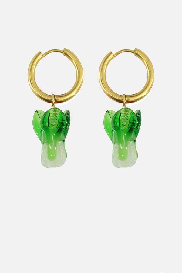 Charmed Cabbage Earrings