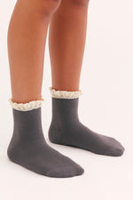 Beloved Waffle Knit Ankle Socks