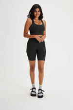 Rib High Rise Bike Short