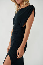Lakeside Solid Midi Dress