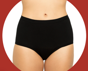 High Waisted Organic Cotton Undies/The Heavy
