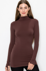 Mock Neck Long Sleeve