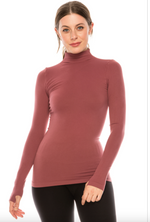 Mock Neck Long Sleeve