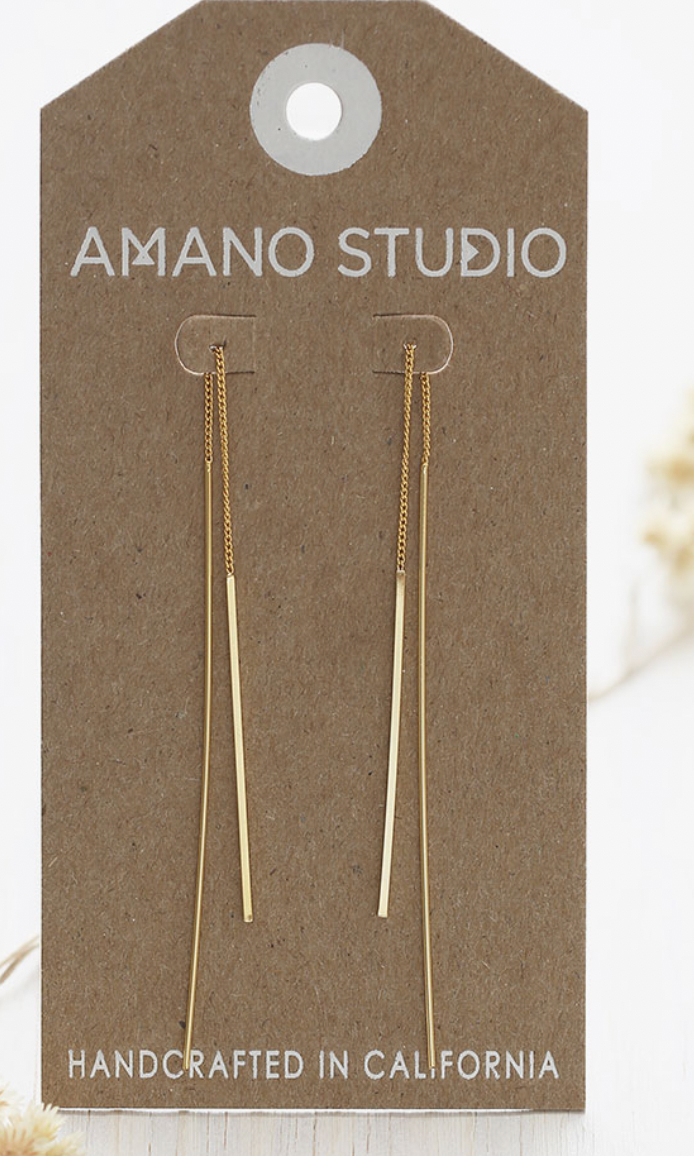 Needle and Thread Earrings*