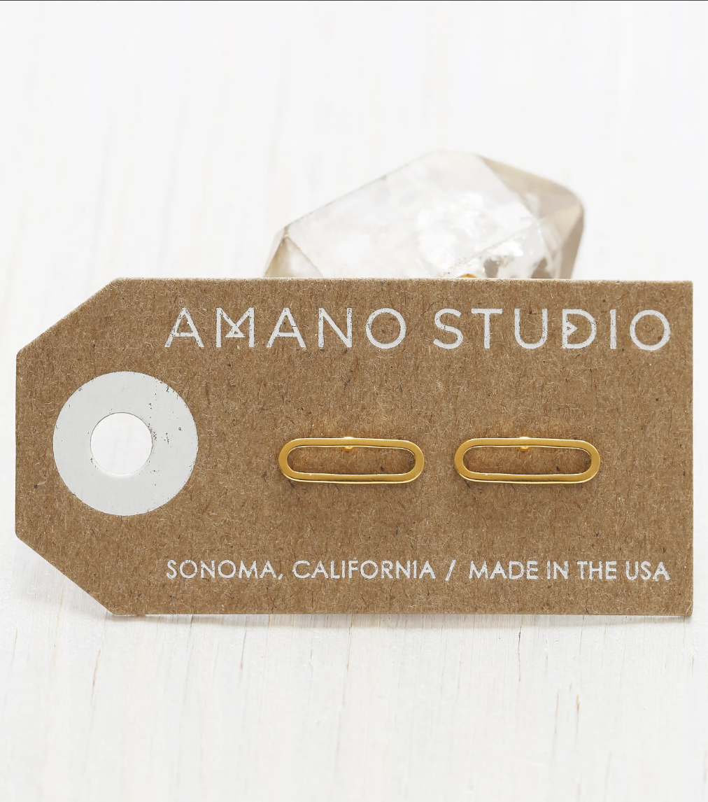 Mod Oval Studs