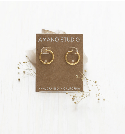 Small Gold Hoop Earrings