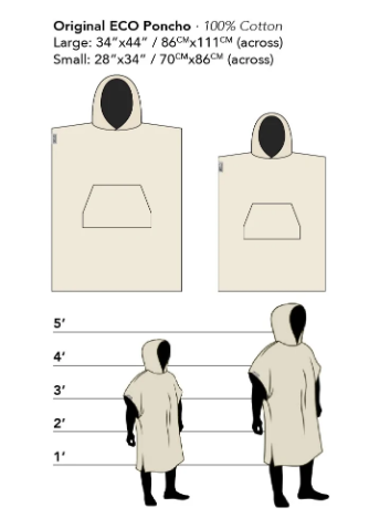 LEUS Eco Towel Poncho