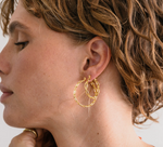 Large Chain Hoop Earring