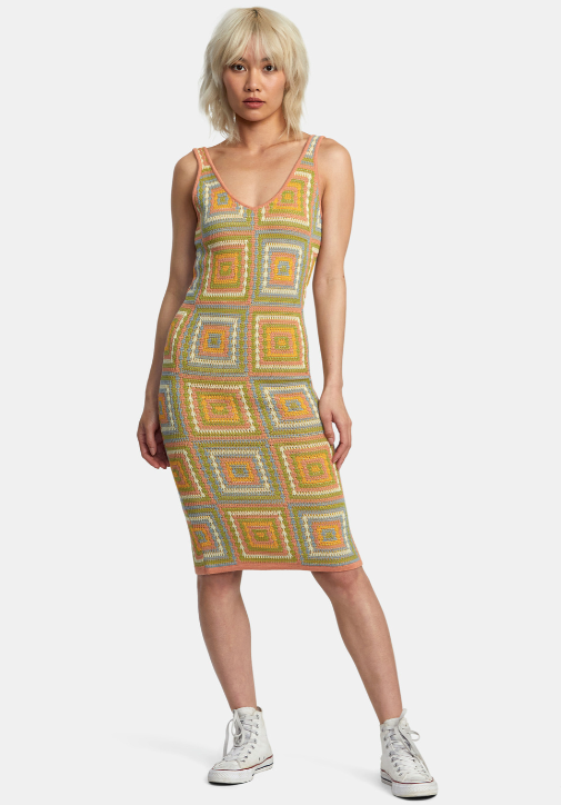 Squared Crochet Dress