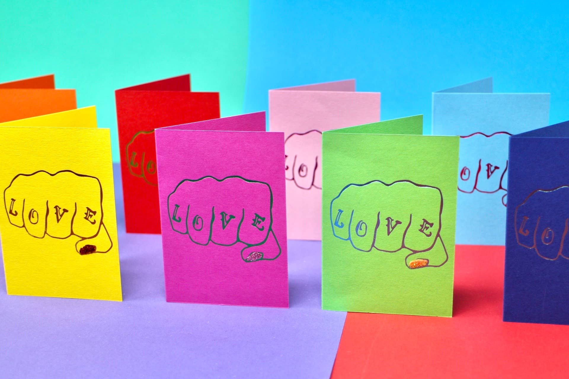 LOVE Bump Mini Cards