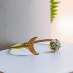 Stone and Moon Cuff