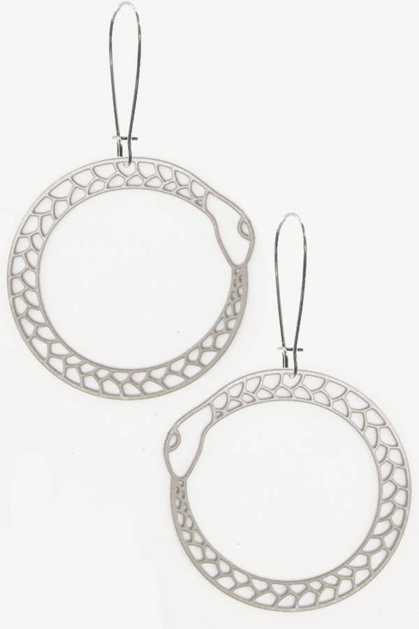 Ouroborus Dangle Earrings