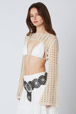 JLo Crochet Shrug