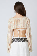 JLo Crochet Shrug