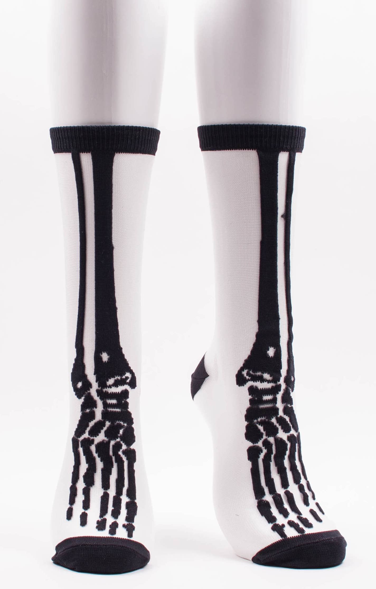 Sheer Skeleton Crew Socks