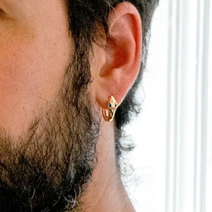 On a Plane 18k Earrings