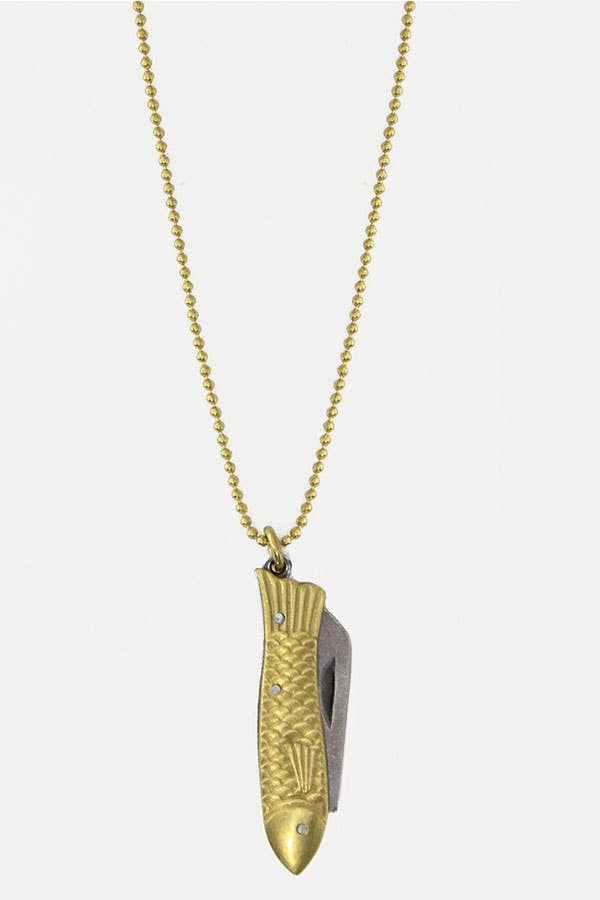 Fish Knife Necklace