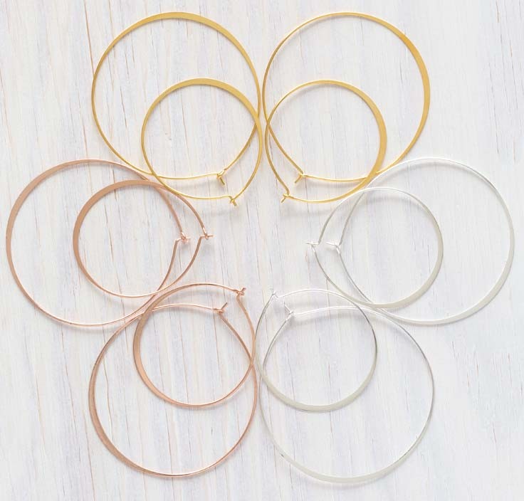2” Classic Hoop Earrings