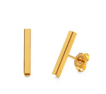 Gold Bar Studs